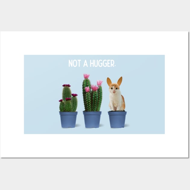 Not a Hugger Wall Art by leBoosh-Designs